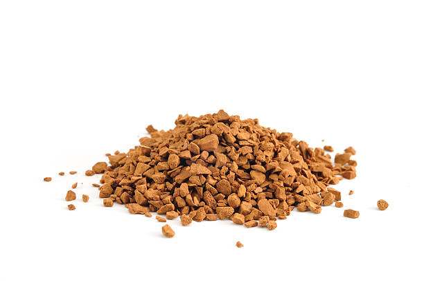 Heap of Instant Coffee stock photo