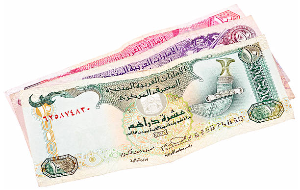 uae banknotes  moroccan currency photos stock pictures, royalty-free photos & images