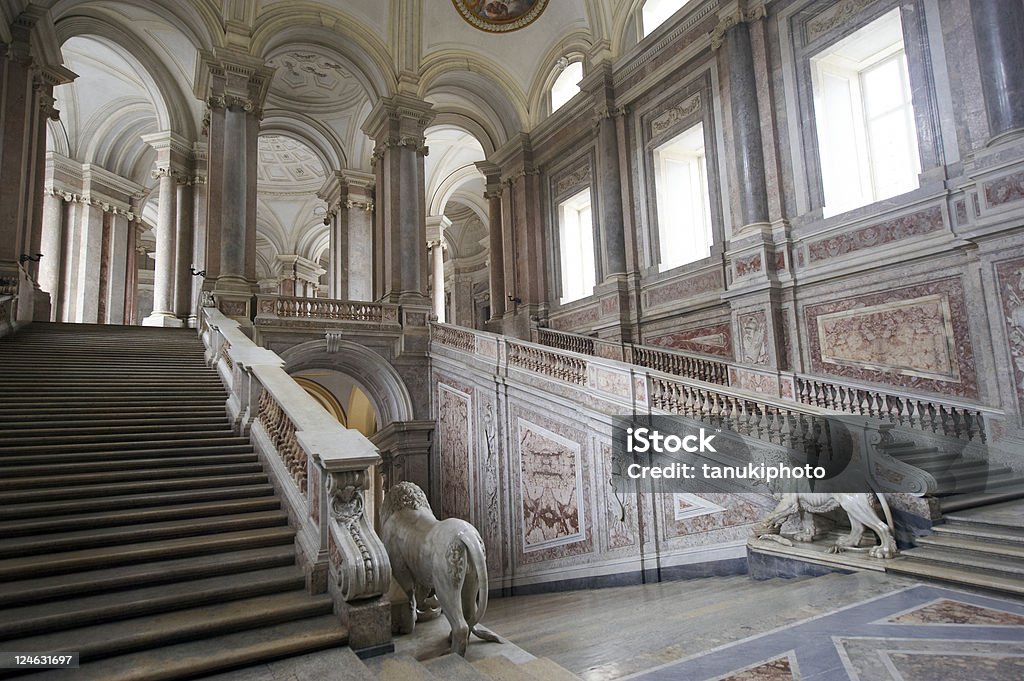 Palácio real de caserta - Foto de stock de Caserta royalty-free