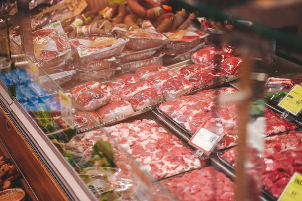 istock Raw red meat at butcher 1246333223