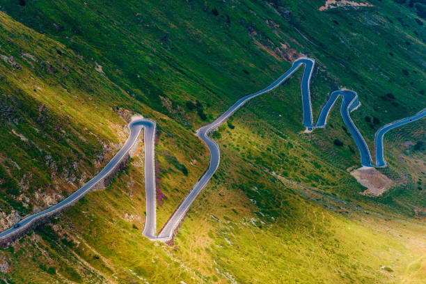 istock Northern Italy Stelvio Pass Winding Road 1246336448