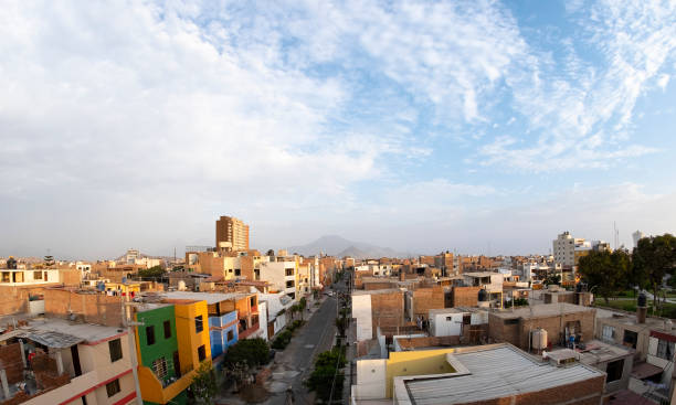 Cityscape View Of Trujillo In Northern Peru Cityscape View Of Trujillo In Northern Peru trujillo peru stock pictures, royalty-free photos & images