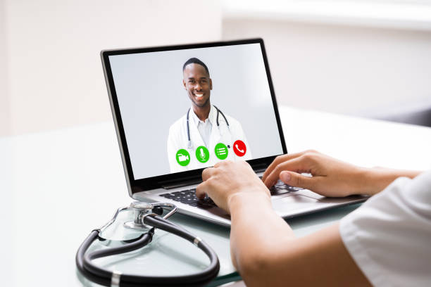 istock Medical Doctor In Online Elearning Video Conference 1246363309