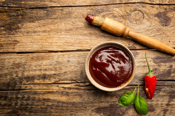 istock Barbecue sauce in a saucer 1246368933