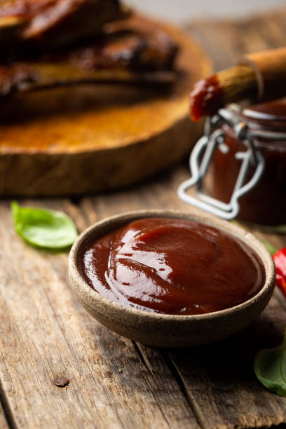 istock Barbecue sauce in a saucer 1246368941