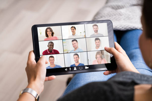 istock Online Video Conference Interview Meeting 1246376009
