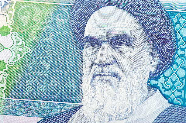 ruhollah musavi khomeini - iraanse cultuur stockfoto's en -beelden