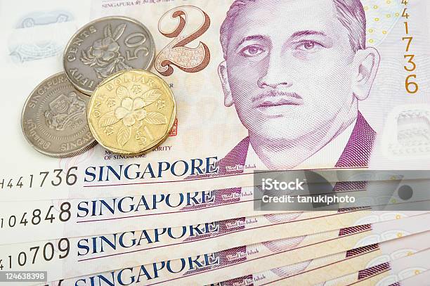 바넬코 Banknotes 및 동전 싱가폴 달러에 대한 스톡 사진 및 기타 이미지 - 싱가폴 달러, 클로즈업, 0명