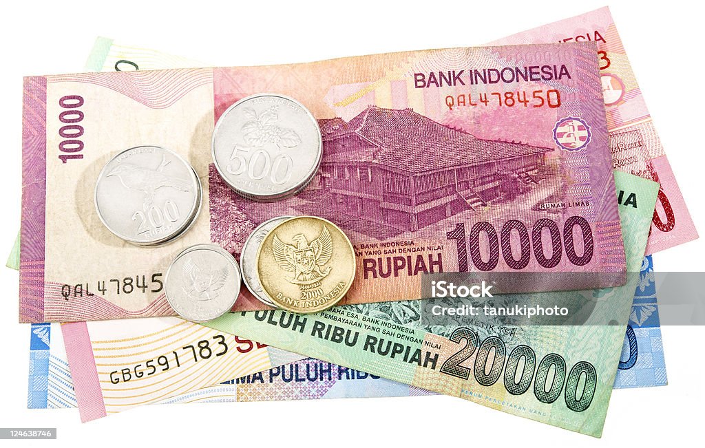 Indonesian Rupiahs  Indonesian Currency Stock Photo