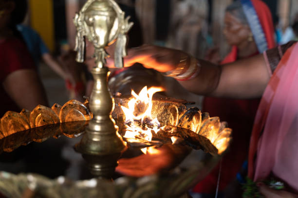 istock The view inside old hindu temple in India 1246419421