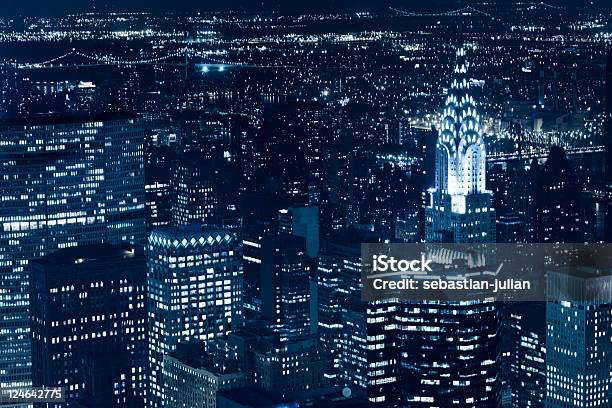 뉴욕 고층 건물 크라이슬러 빌딩 뉴욕 시에 대한 스톡 사진 및 기타 이미지 - 뉴욕 시, 5번가, 밤-하루 시간대