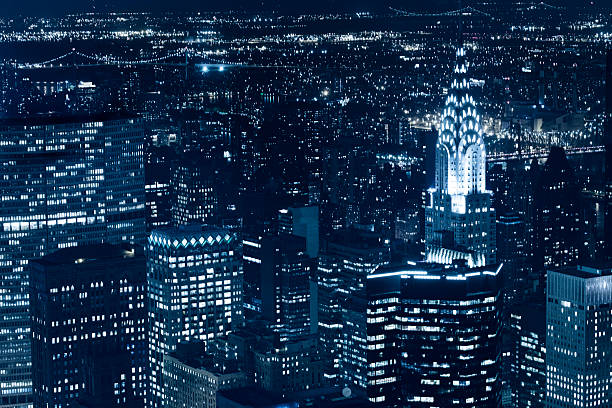 istock new york skyscraper and chrysler building at night 124642775