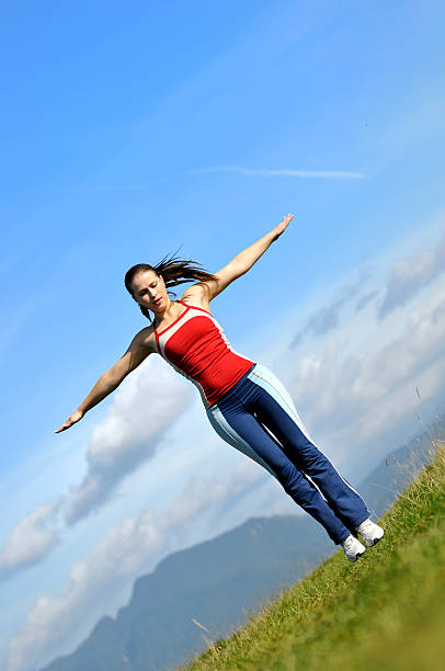 istock Beautiful Woman doing sport 124642998