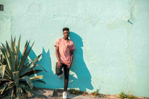 istock Portrait of a young handsome African man. 1246458416