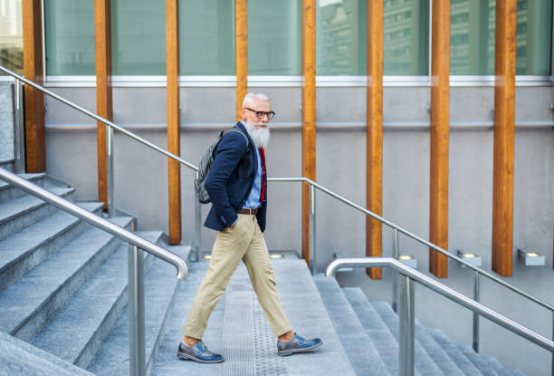 istock Senior hipster man portrait 1246487459