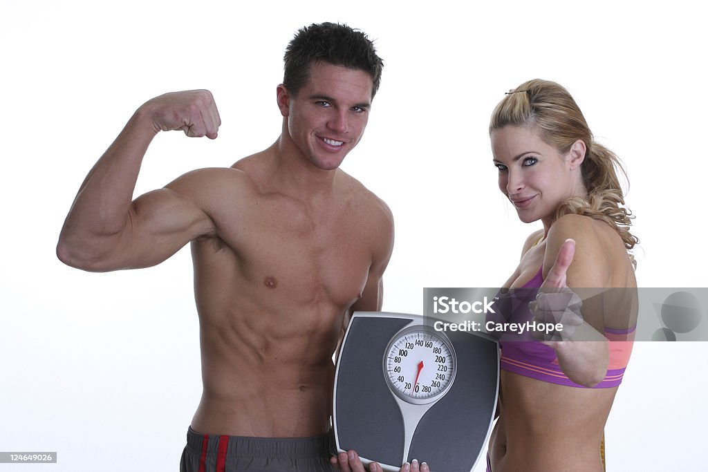 Gewicht Verlust zusammen - Lizenzfrei Abnehmen Stock-Foto