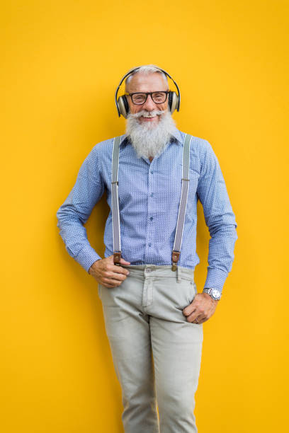 istock Senior hipster man portrait 1246501226