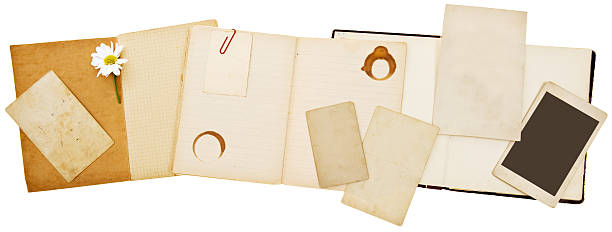 istock Vintage Photos Background Banner 124655773