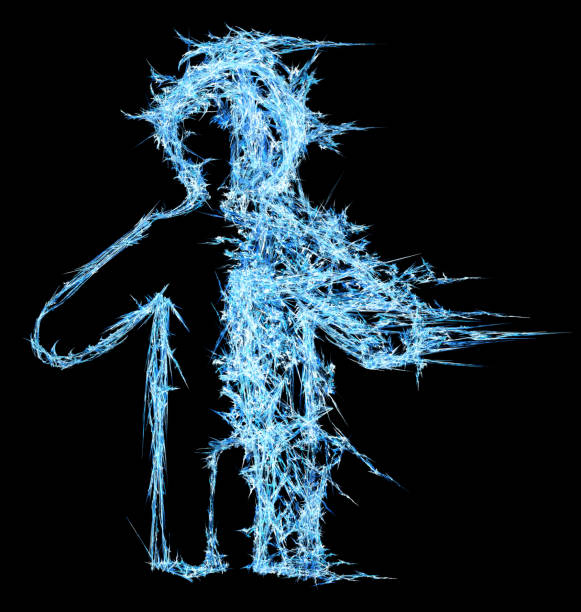 istock Ice Shard Person Symbol Half 1246566551