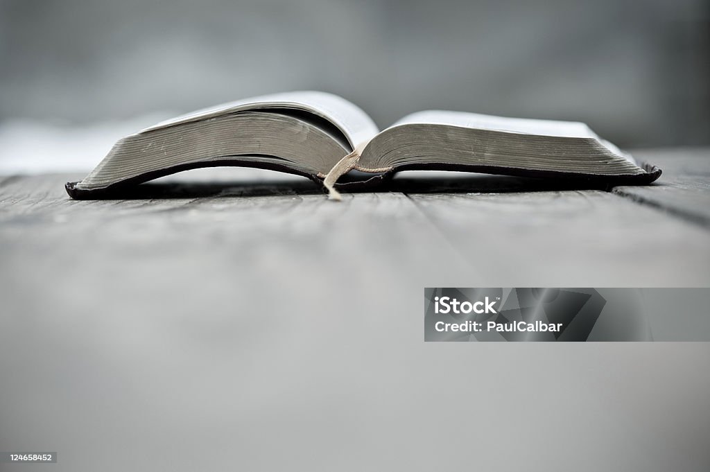 Holy Bible  Bookmark Stock Photo