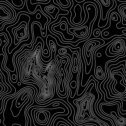 This detailed illustration of topography lines repeats seamlessly and the vector file can be scaled infinitely without loss of quality. This topographic map style abstract pattern would make an ideal background and can easily be coloured and customised to suit your needs.