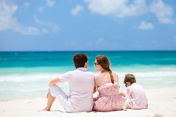 istock Family on Caribbean vacation 124663619