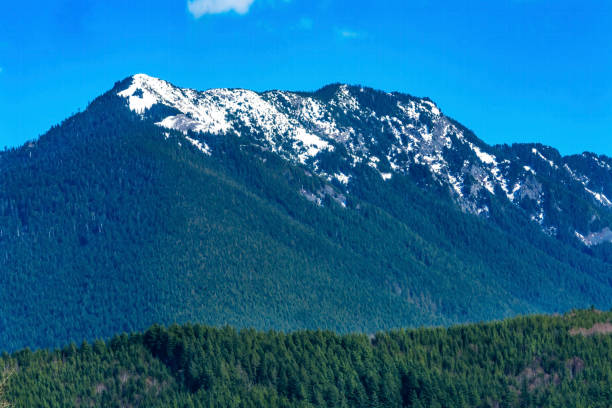 istock Snow Capped Mountains Snoqualme Valley Trail North Bend Washington 1246641618