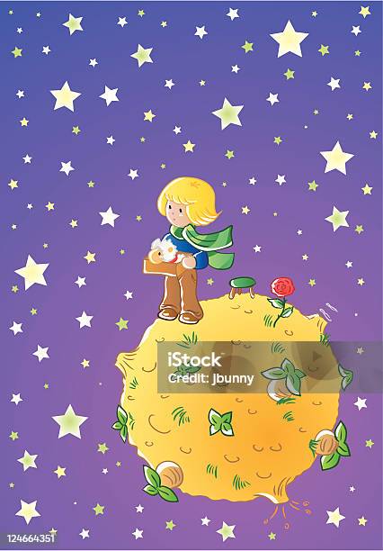 Little Prince Stock Illustration - Download Image Now - Prince - Royal Person, Small, Child