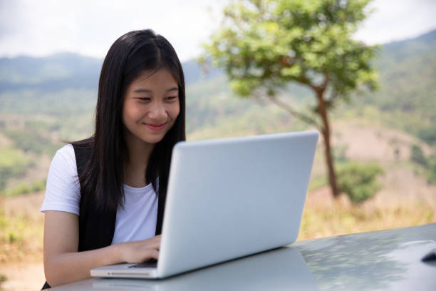 istock businesswoman using laptop 1246685781