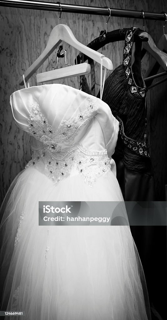Robe de mariée - Photo de Armoire à vêtements libre de droits