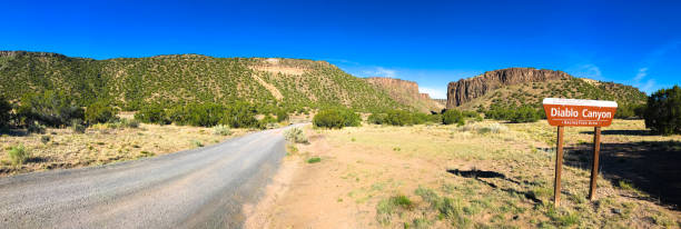 istock Santa Fe, NM: Road Trip to Diablo Canyon Panorama 1246696504