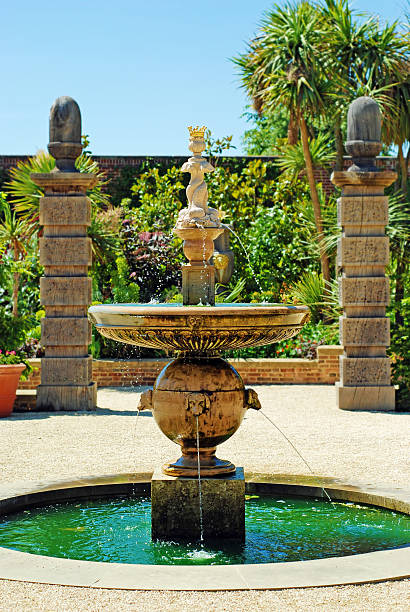 istock water fountain arundel castle garden 124672055
