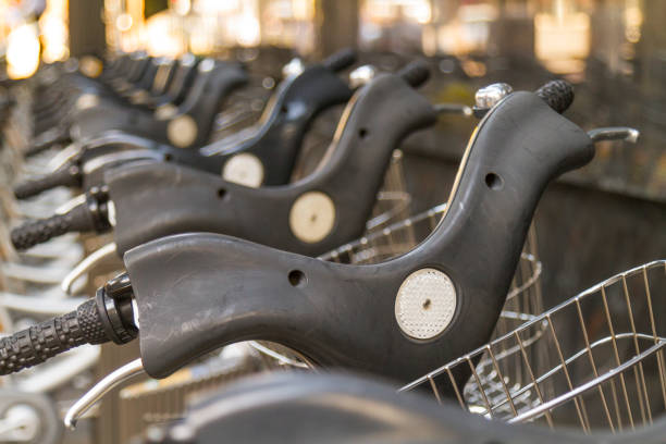 istock A group of public electric bicycles 1246772637