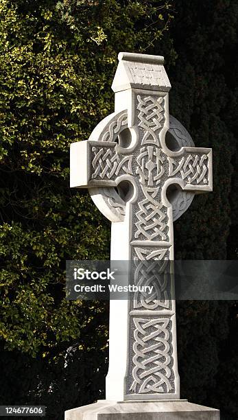 Celtic Cross Stock Photo - Download Image Now - Celtic Cross, Celtic Style, Color Image