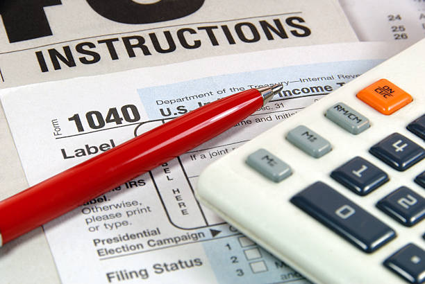 istock Tax Time Closeup 124678705