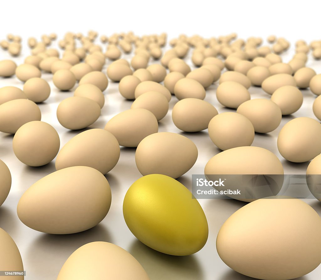 D'golden egg - Photo de Affaires libre de droits
