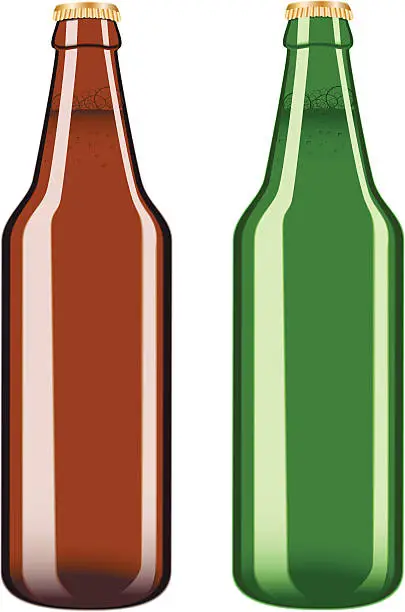 Vector illustration of Bottles