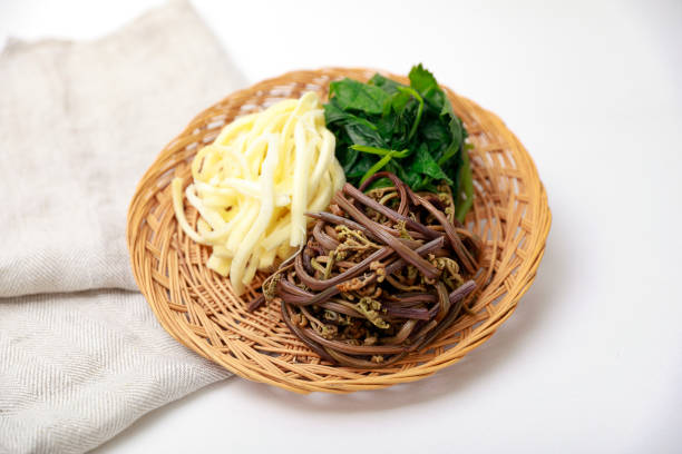 Korean traditional food, Vegetable, vegetable, herbs