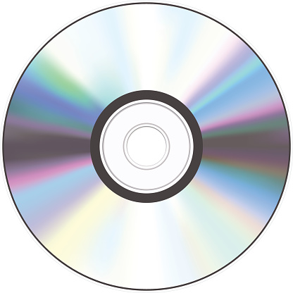 vector illustration of CD