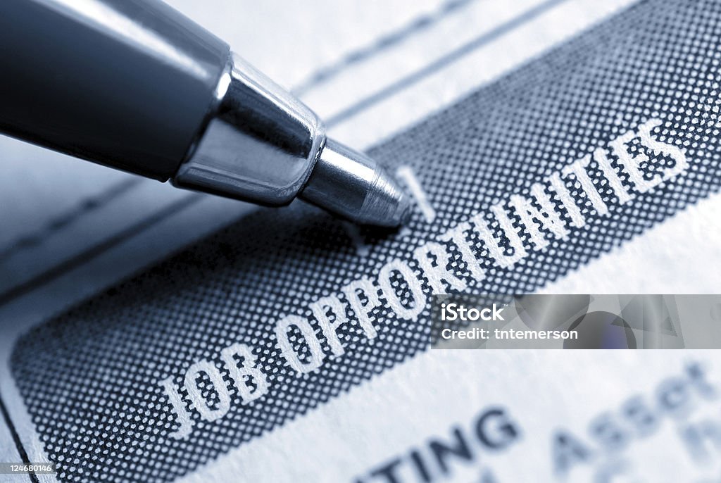 Opportunità di lavoro classificati - Foto stock royalty-free di Affari