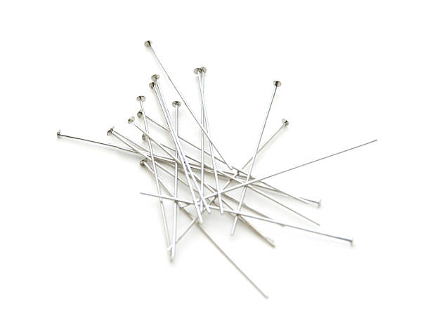 istock Pile of Head Pins 124680385