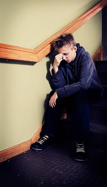 istock Depressed Teenage Boy 124680408