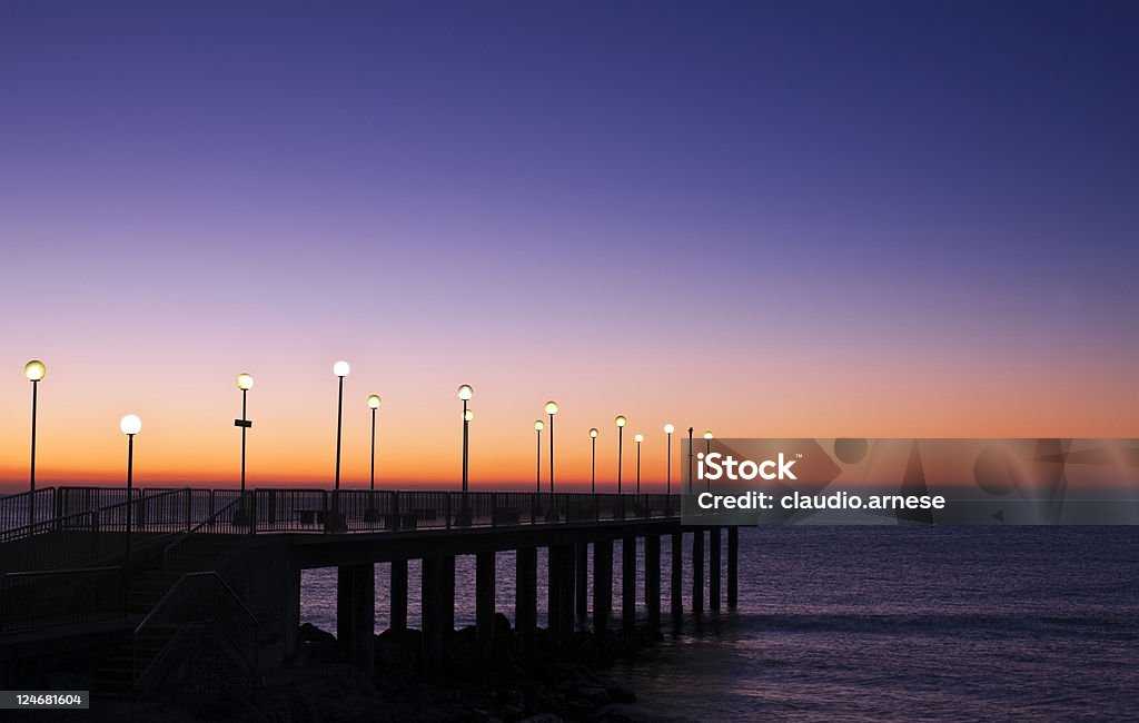 Pier - Royalty-free Anoitecer Foto de stock