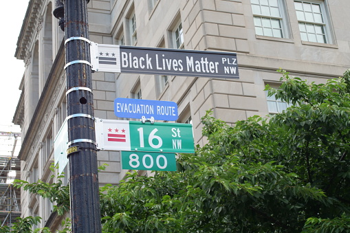 The District of Columbia names a street after the Black Lives Matter movement