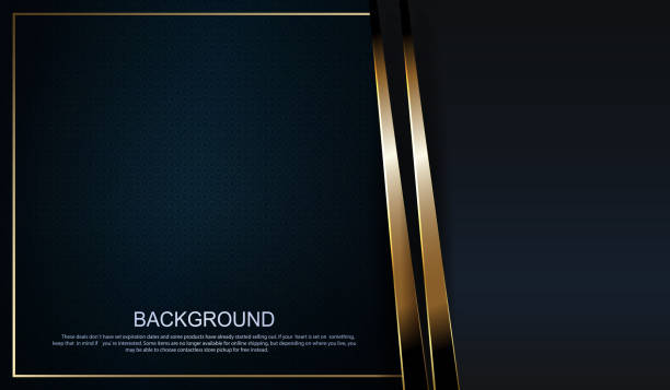 istock Dark texture background with mosaic, two stripes of a golden hue 1246820892