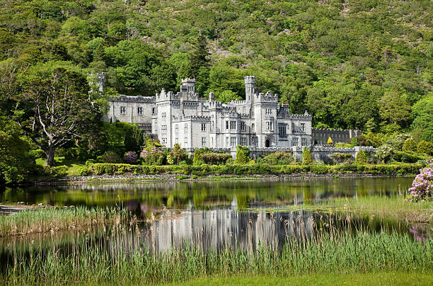 Kylemore Abbey Kylemore Abbey in the West of Ireland kylemore abbey stock pictures, royalty-free photos & images