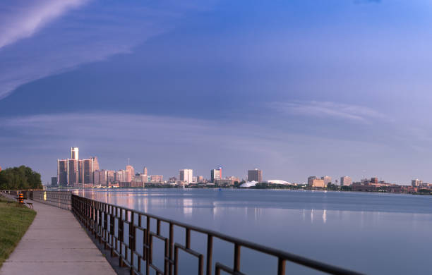 istock Detroit, Michigan - Skyline at Dawn 1246846732