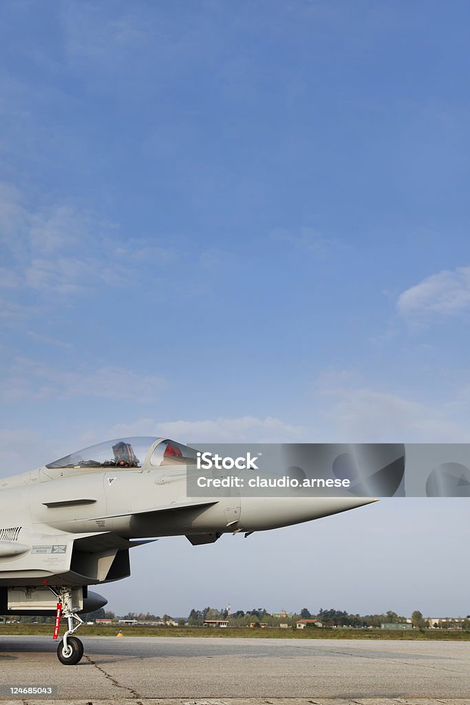 Militärflugzeug-Eurofighter 2000. Farbe - Lizenzfrei Militär Stock-Foto