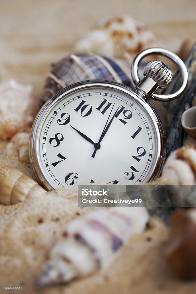 Capturando tempo - Foto de stock de Areia royalty-free