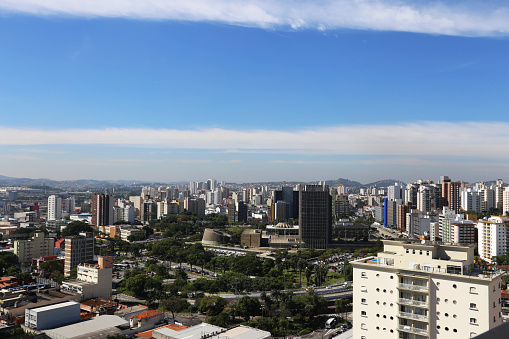 Photo of the city of Santo André- São Paulo - Brazil. photo builds city. Prefeitura de santo andré